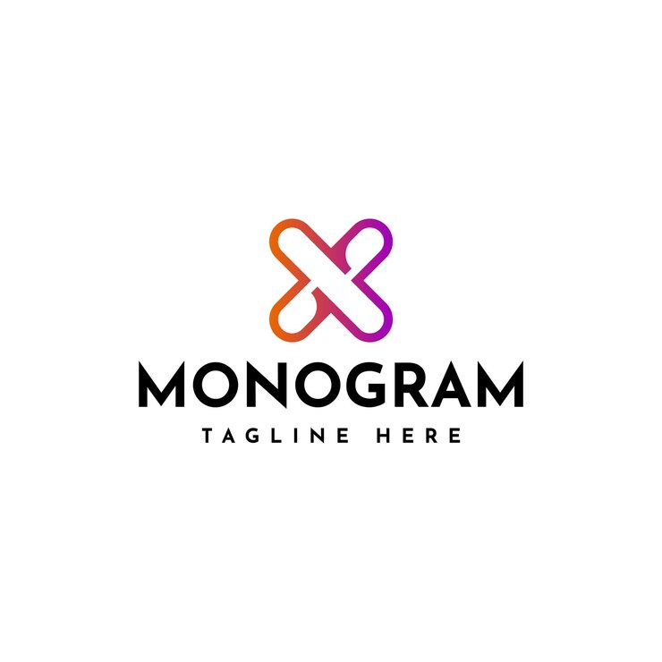 X Letter Logo Ontwerp Template