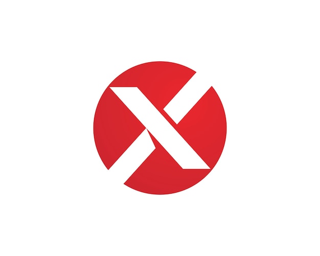 X 문자 로고 템플릿 벡터 아이콘 디자인