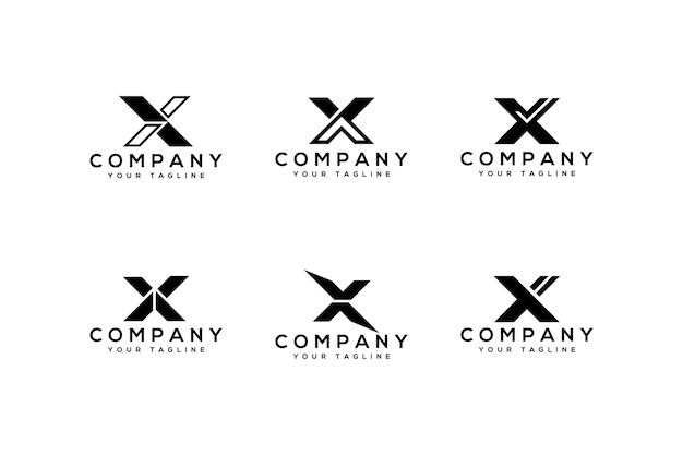 X lettera logo