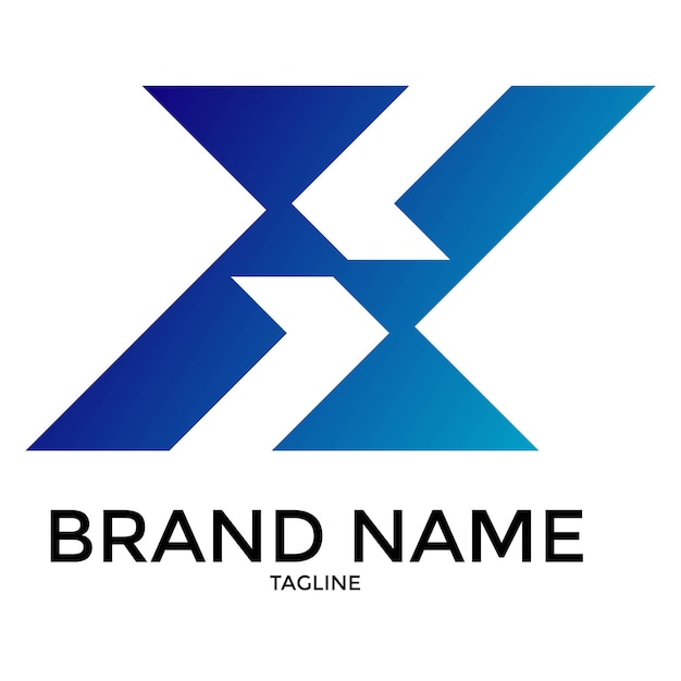 ベクトル ブランドのxレターマークロゴ