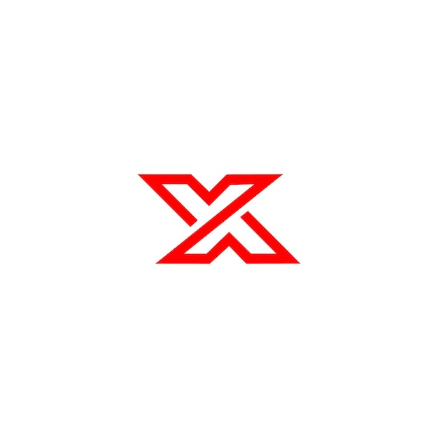 x 로고 디자인 일러스트레이터
