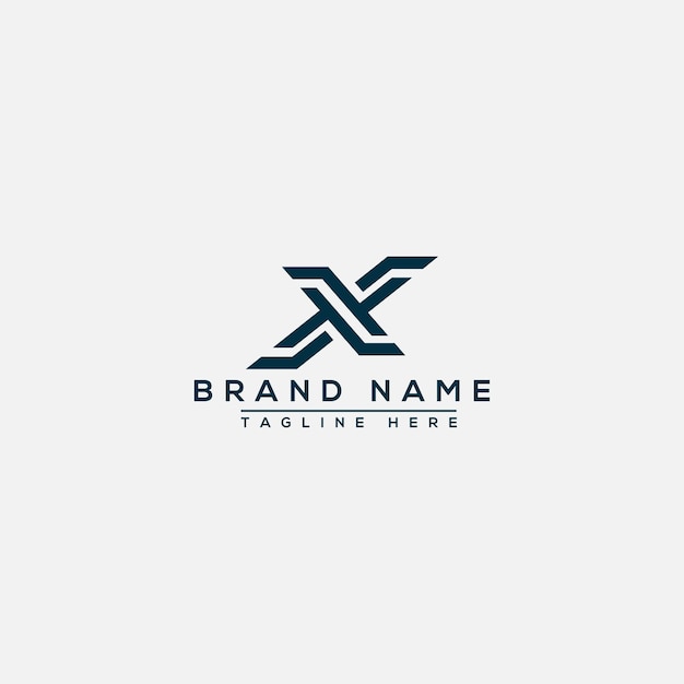 X Logo Design Template Vector Graphic Branding Element.