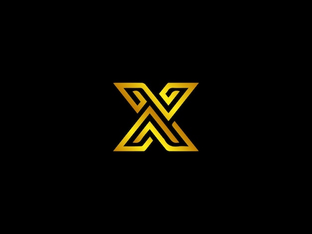 x logo design