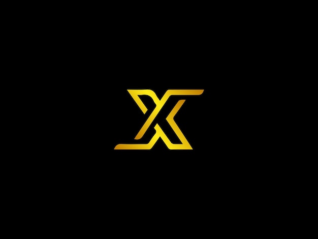 x logo design