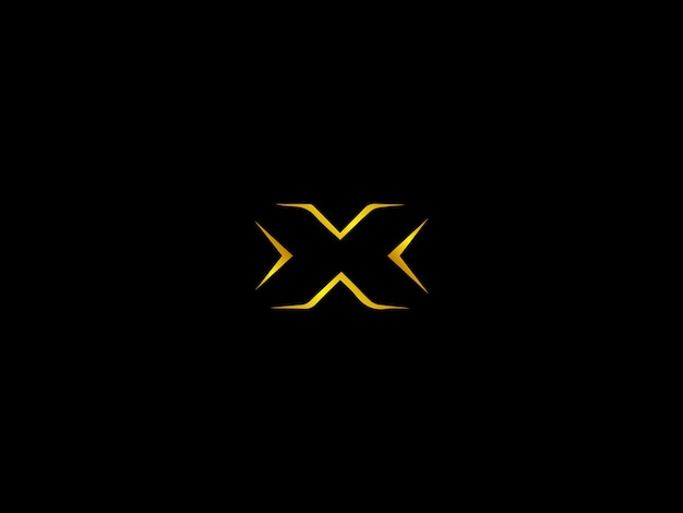 Vettore progettazione del logo x