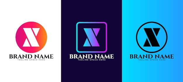 X logo design