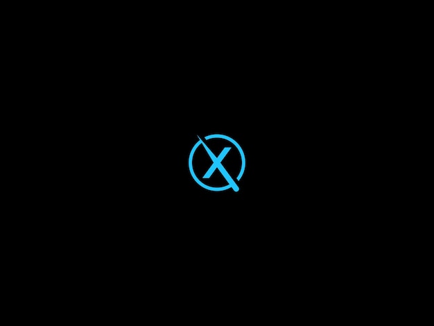 X logo design