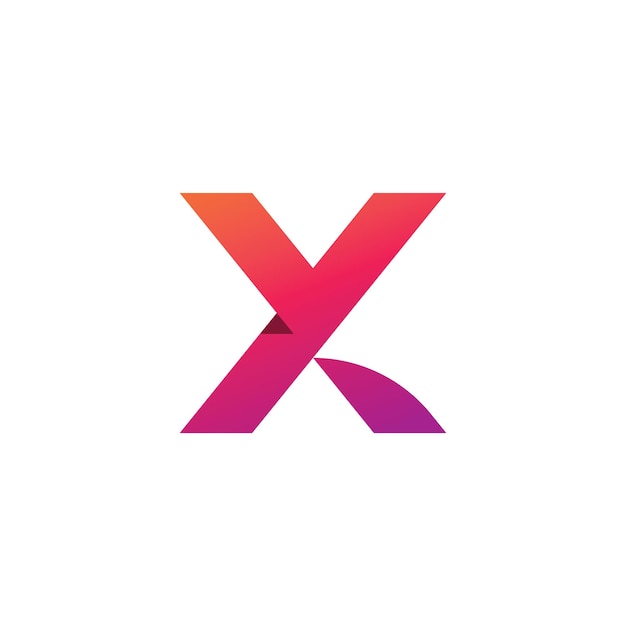 X Logo-ontwerp en sjabloon Creative X-pictogram initialen gebaseerd Letters in vector