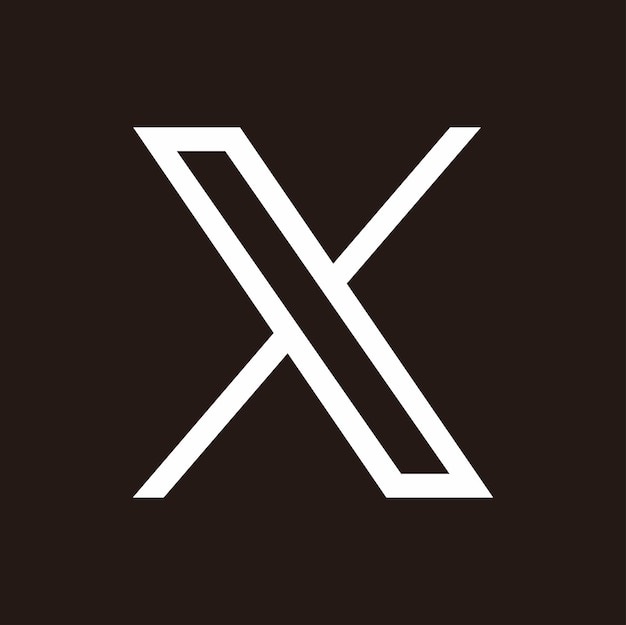 X 新しいツイッターのロゴ