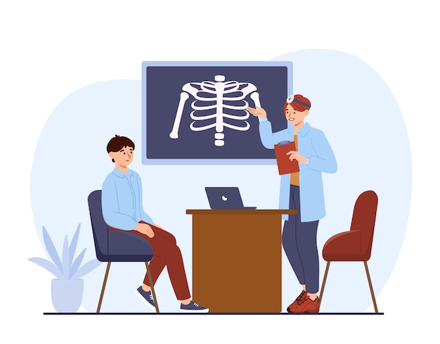 X ray medical research concept