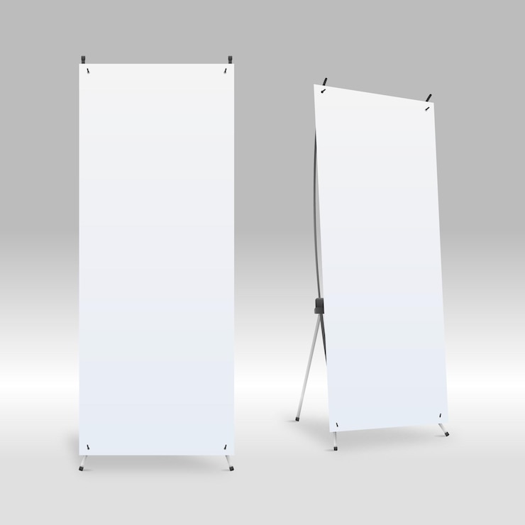 Vector x stand banners illustratie