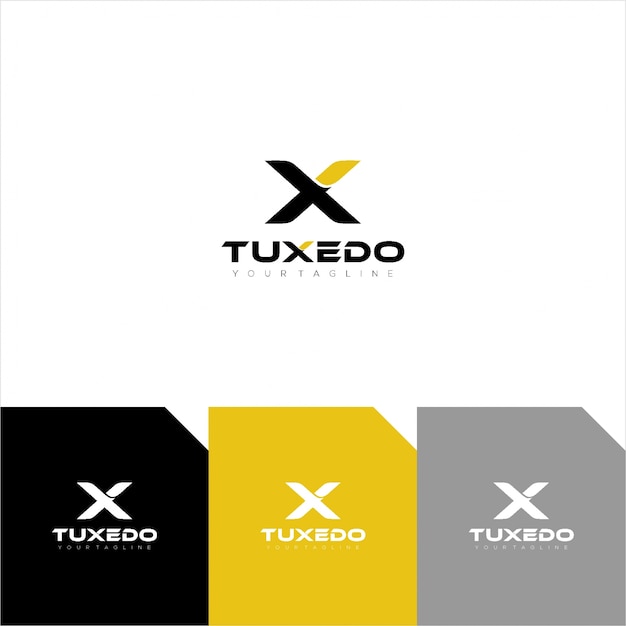 X logo tuxedo