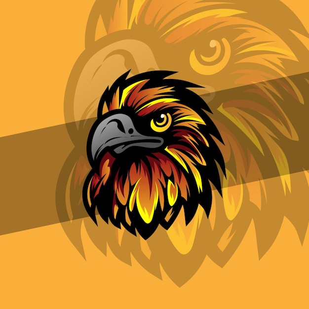 XABald eagle head mascot with america strong color available for your custom project from a splash of watercolor colored drawing realistic vector illustration of paintsxA