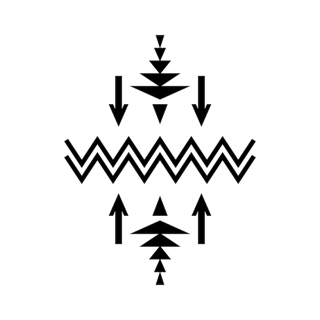 Xablack 에스닉 기하학적 패턴