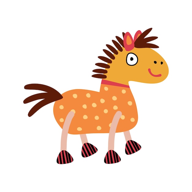 XACartoon Animal with Geometric Pattern