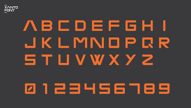 Xanto Font Fill color