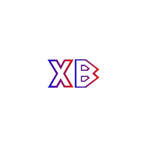 Vector xb logo design