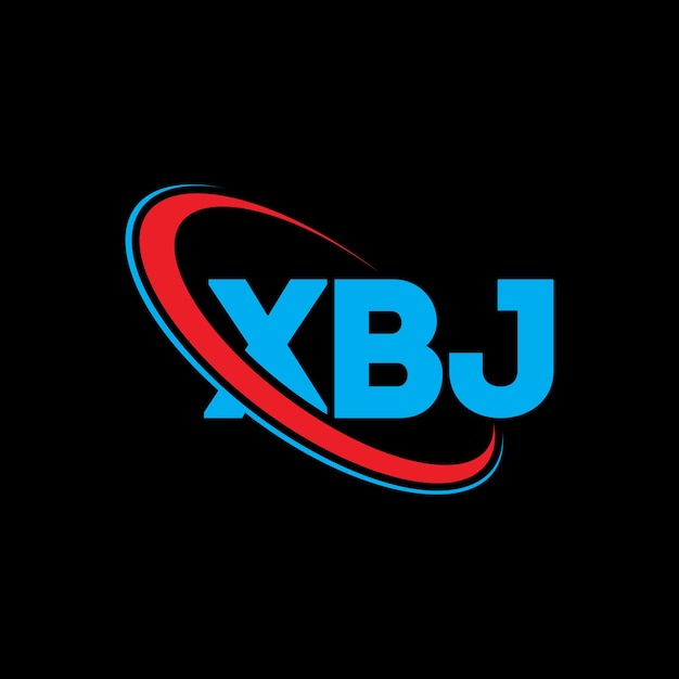 Vector xbj logo xbj letter xbj letter logo design initials xbj logo linked with circle and uppercase monogram logo xbj typography for technology business and real estate brand