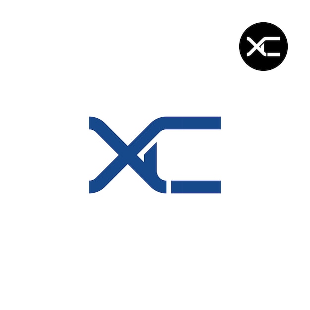 XC Letter Monogram Logoontwerp