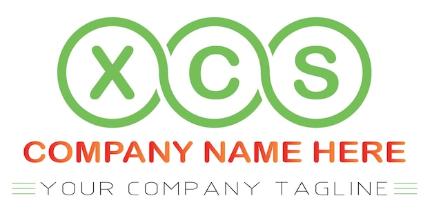 XCS Letter Logo Design