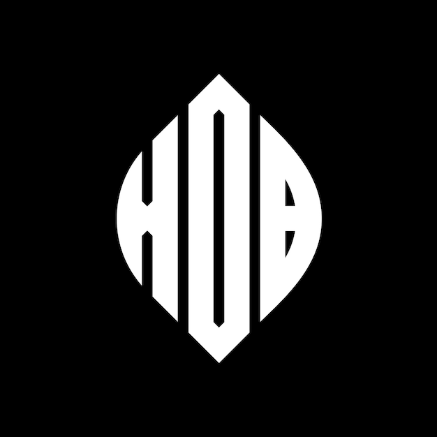 圓形和圆形的XDB圓形字母標誌設計 XDB圓形和圓形的字母設計 XDB圓形的文字設計 三個頭字母形成一個圓形標誌 XDB圓圈章 摘要 單字母 字母 標誌 矢量