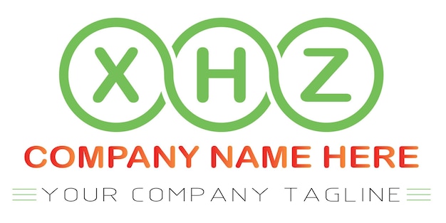 XHZ Letter Logo Design