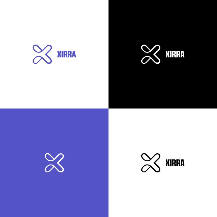 Vector xirrra 로고 디자인