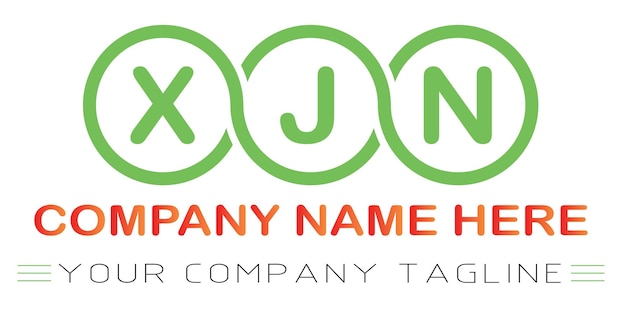 XJN Letter Logo Design