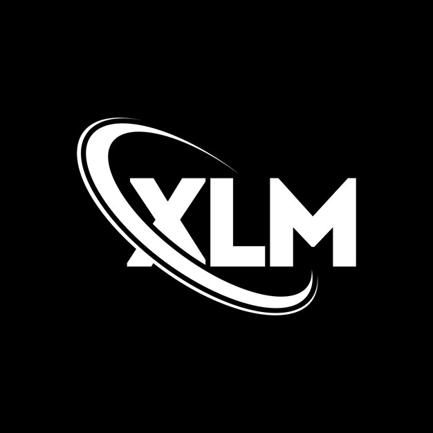 XLM logo XLM letter XLM letter logo ontwerp Initialen XLM logo gekoppeld aan cirkel en hoofdletters monogram logo XLM typografie voor technologiebedrijf en vastgoedmerk