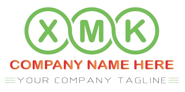 XMK Letter Logo Design