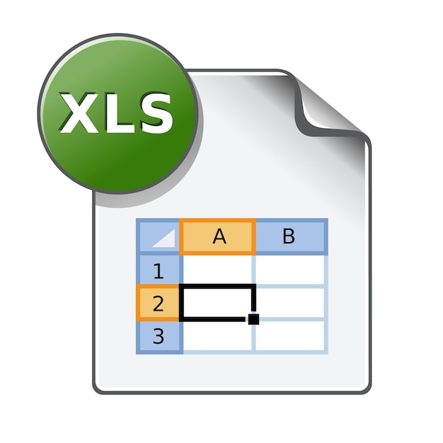XML-bestand formaat pictogram kleur vectorillustratie