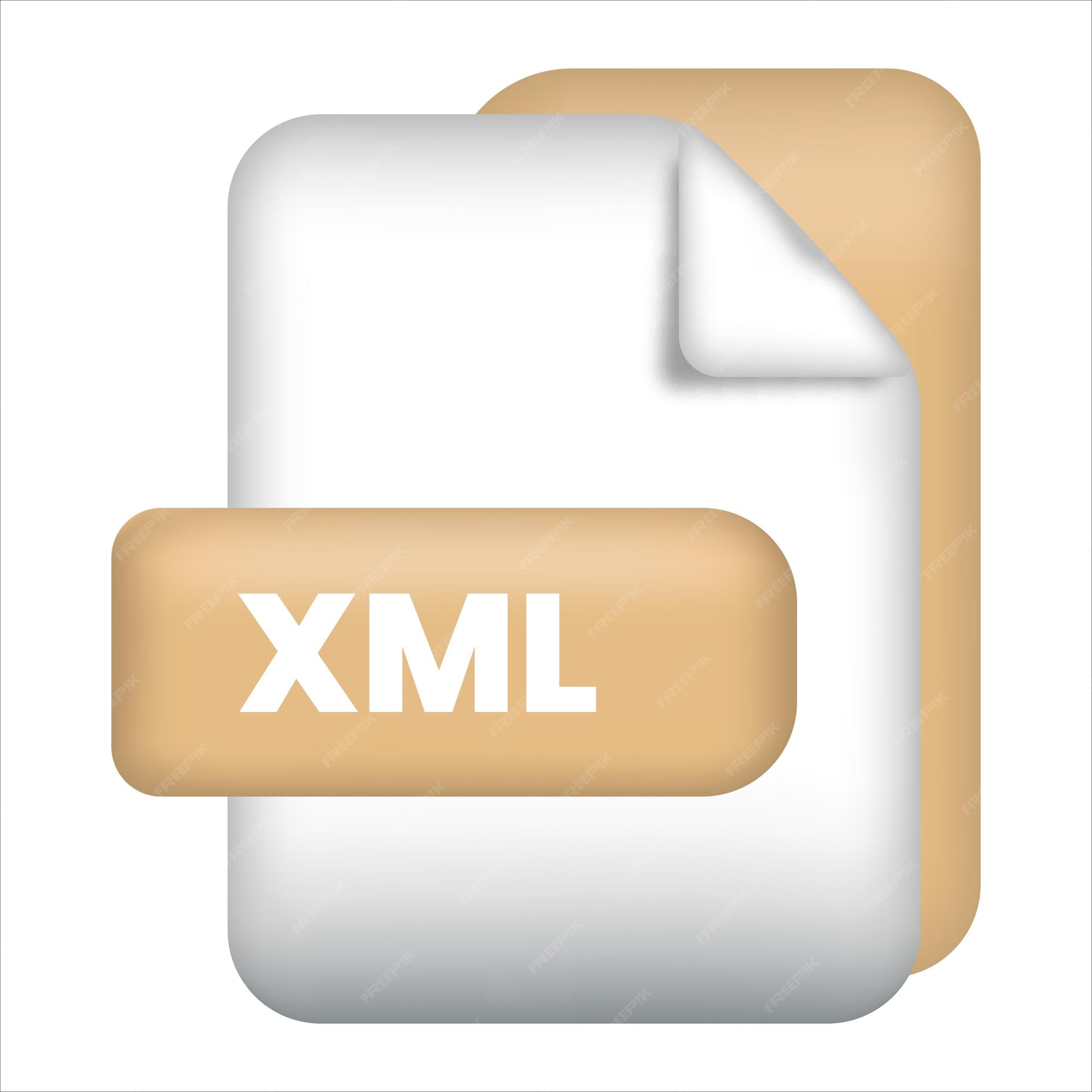 Premium Vector | Xml file format icon vector graphics major programming ...