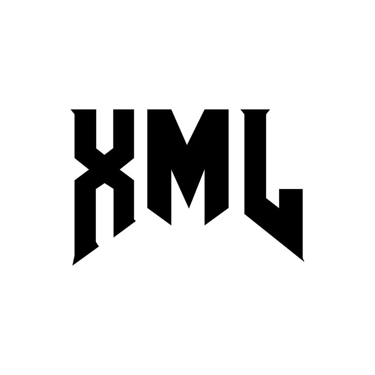 Vector 기술 회사에 대한 xml 글자 로고 디자인: 검은색과 색 색 조합 xml 로고 xml 터 xml 디자인 xml 아이콘 xml 알파 xml 타이포그래피 로고 디자인