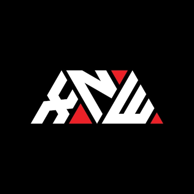 xnw triangle letter logo design with triangle shape xnw triangle logo design monogram xnw triangle vector logo template with red color xnw triangular logo simple elegant and luxurious logo xnw