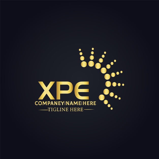 XPE logo X P E design White XPE letter XPE X P E letter logo design X P E letter logo design in