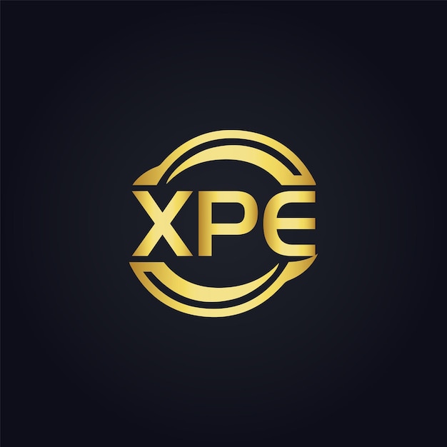 XPE logo X P E ontwerp Witte XPE brief XPE X P E brief logo ontwerp X P E letter logo ontwerp in