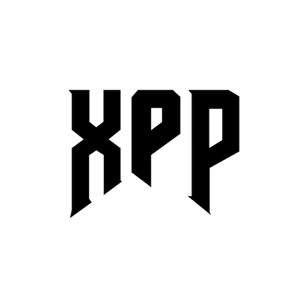 기술 회사 XPP의 XPP 글자 로고 디자인 검은색과 색 색상 조합 XPP 로고 XPP 터 XPP 디자인 XPP 아이콘 XPP 알파 XPP 타이포그래피 로고 디자인