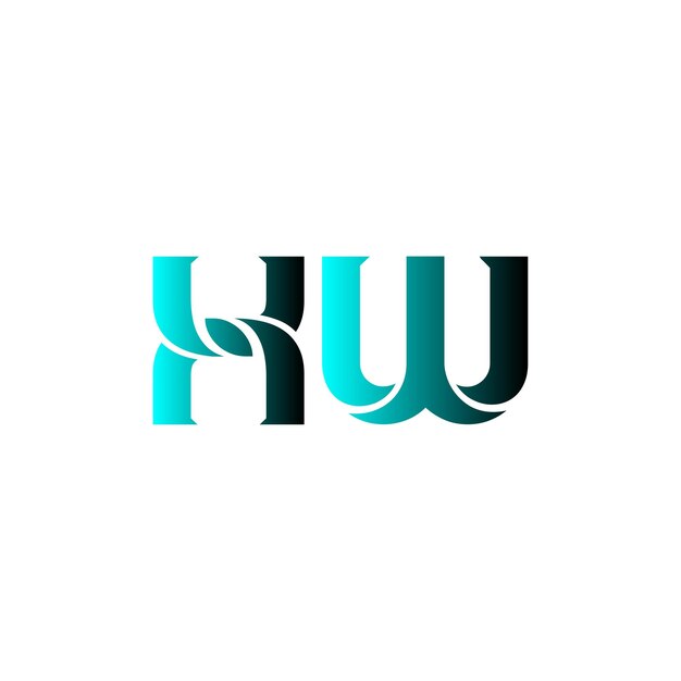 Vector xw initial logo