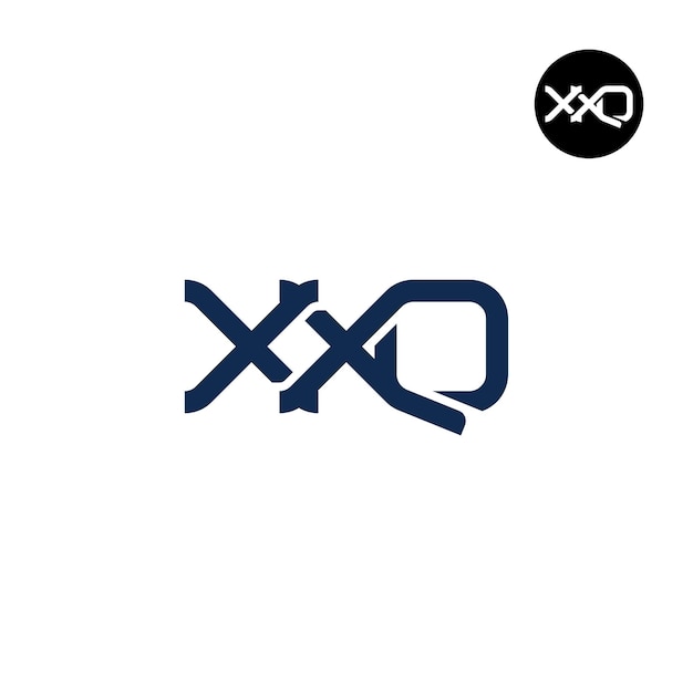 Vector xxq logo letter monogram ontwerp