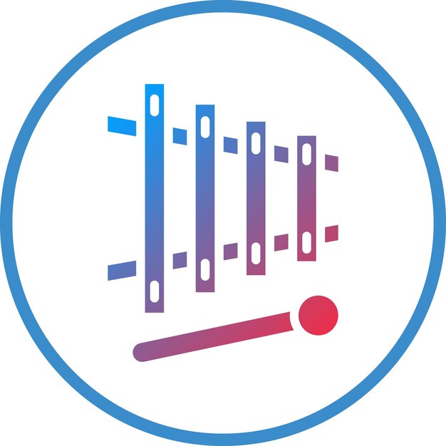 Xylophone Icon Style