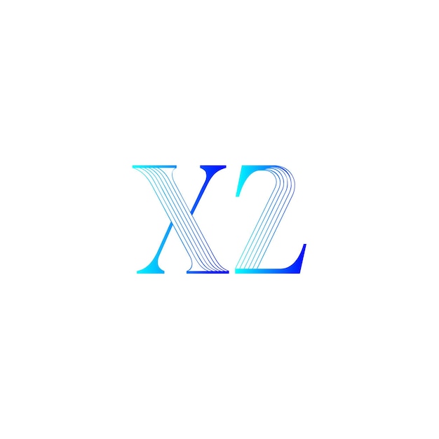 Vector xz logo design