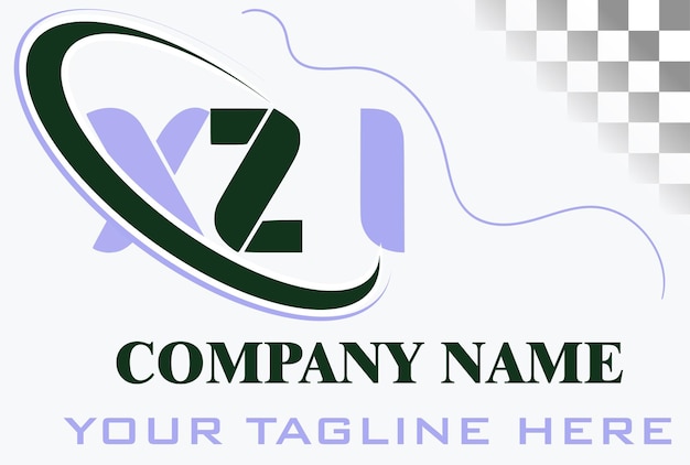 Vector xzi letter logo ontwerp