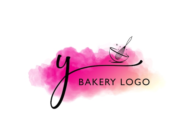Y Bakkerij Logo Ontwerp Garde Logo Bakken Logo Voedsel Logo Bakkerij Logo Cake Shop Logo Gebak Logo