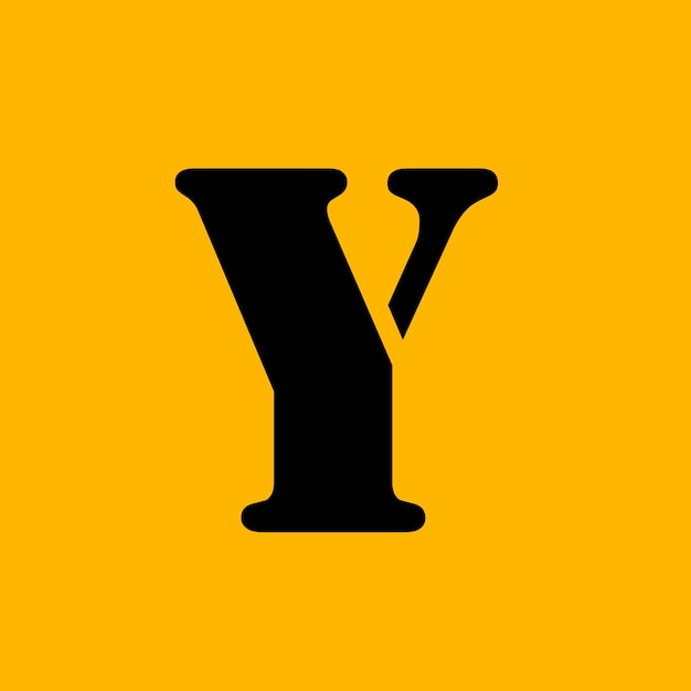 Y Bold Stylish Alphabet