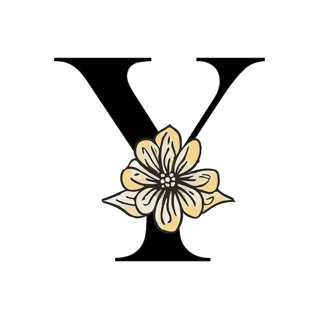 ベクトル yの花文字