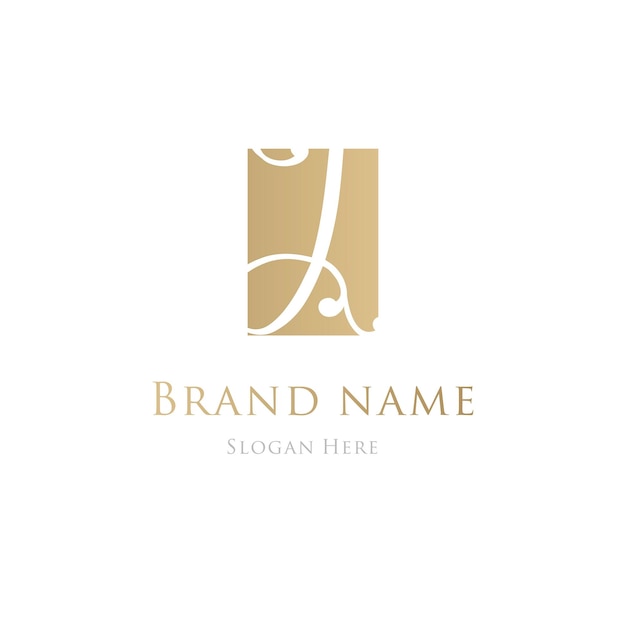 Y Gold luxury elegant logo