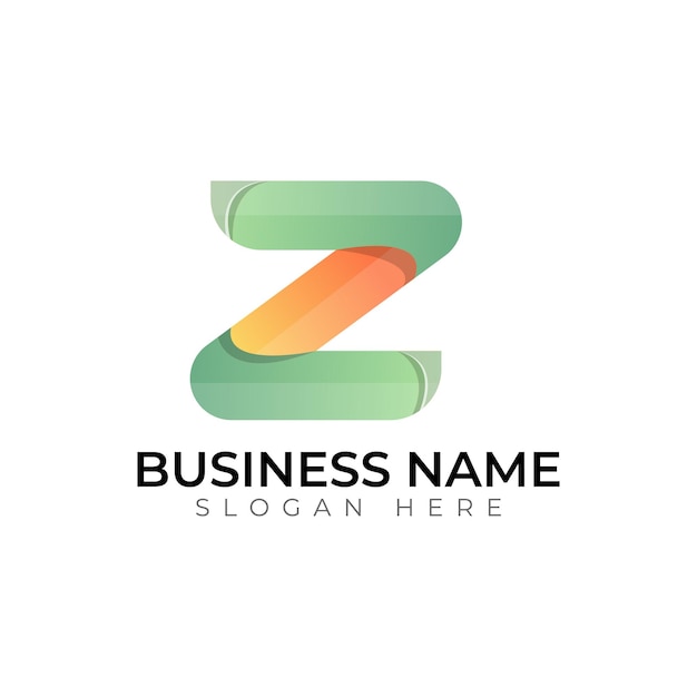 y lette logo gradien absact design