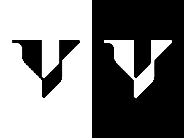 Vector y letter logo design