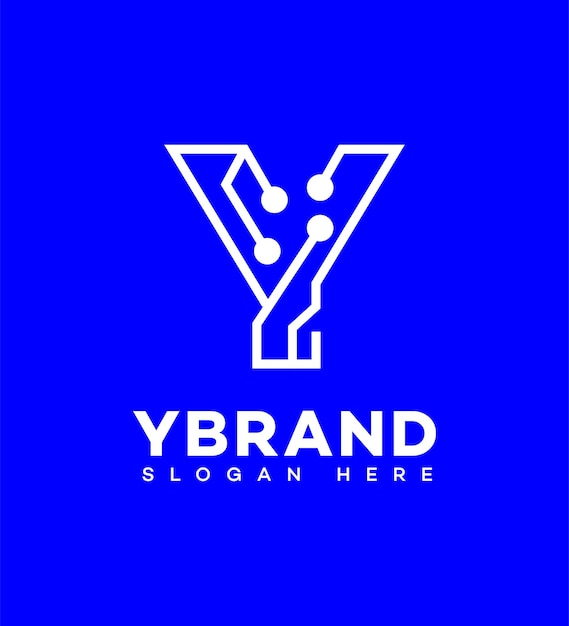 Y Letter Logo Icon Brand Identity Sign Symbol Template (Vorm van het logo van het merk)