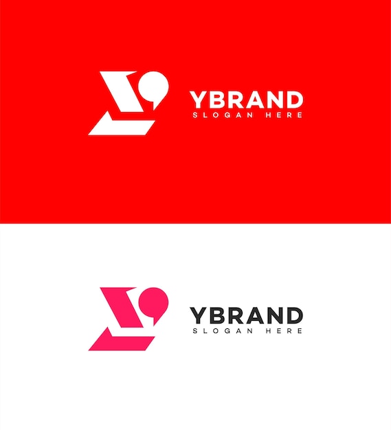 Y Letter Logo Icon Brand Identity Sign Symbol Template (Vorm van het logo van het merk)